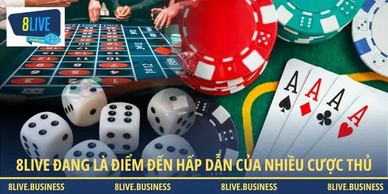 8LIVE đang là điểm đến hấp dẫn của nhiều hội viên yêu thích cá cược