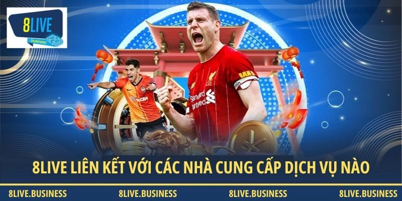 8LIVE liên kết với các nhà cung cấp dịch vụ nào