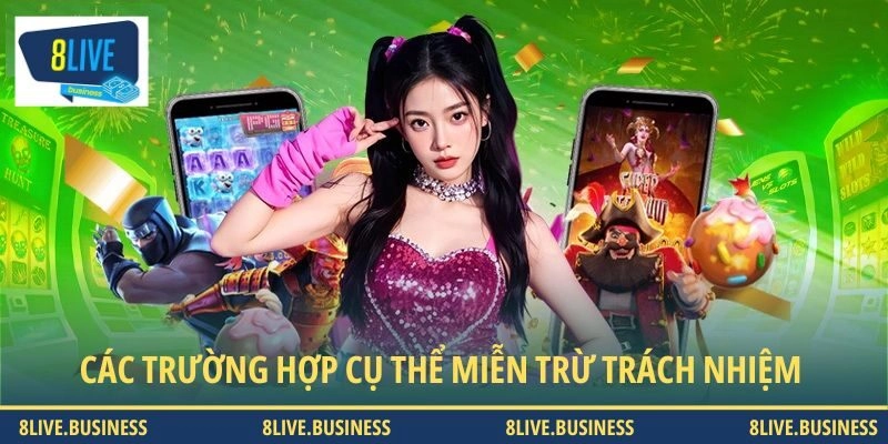 Các trường hợp cụ thể miễn trừ trách nhiệm cho hội viên