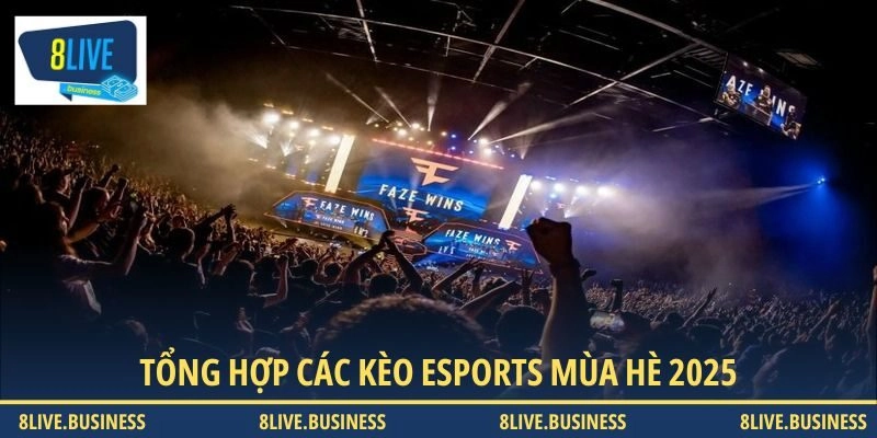 Tổng hợp một số kèo thể thao điện tử hot trong hè 2025